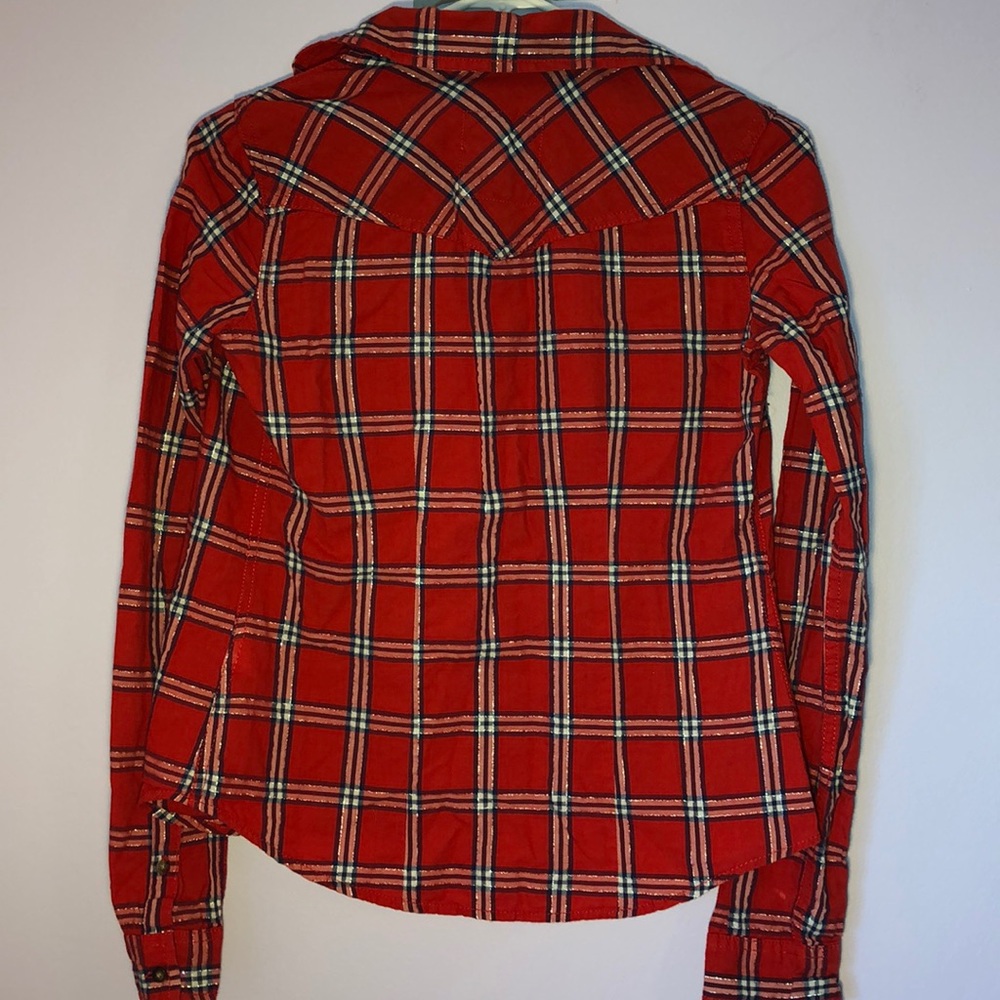 Hollister Plaid Flannel - Picture 6 of 7